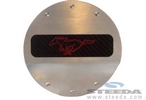 Pony Red Logo Fuel Door